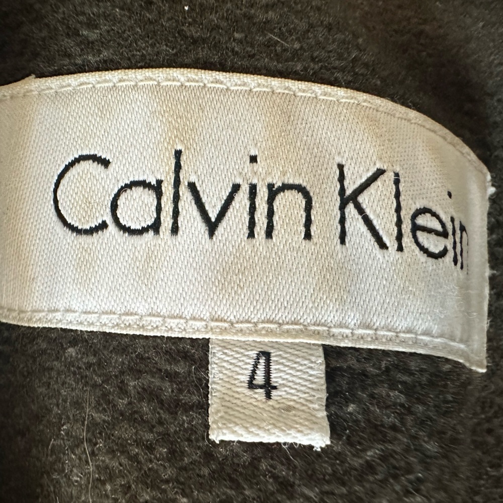 Calvin Klein Dark Olive Green Peacoat size 4 - Picture 4 of 4